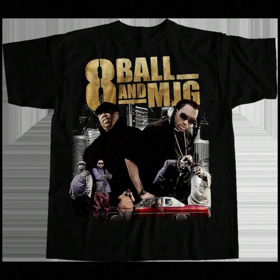 8ball Mjg 90s Tee - Black - View 1