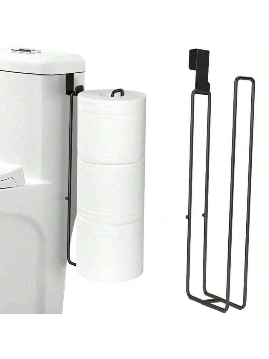 1 cái giá đựng giấy vệ sinh không cần khoan, giá để giấy/khăn tắm bằng sắt, hộp đựng giấy vệ sinh tự dính, giá đựng giấy vệ sinh, giá để khăn giấy, giá đựng khăn giấy thấm hút. - Nhiều màu - Xem 1