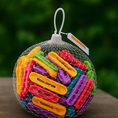 Kit 150 / 100 / 50 Prendedores de Roupas Pregadores de Plástico COLORS Para Roupas Reforçado Resistente