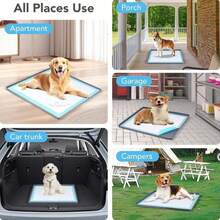 1pc Silicone Dog Puppy Pee Pad Support Stand, 24 X 24 Inch Leak-Proof High Rim, Portable & Easy To Clean, Leakproof Dog Training Mat With Square Tray For Home Floor Protection - L - View 8