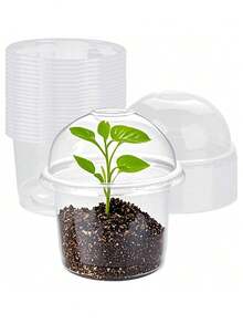 12pcs/30pcs Seedling Trays With Adjustable Humidity Lids - Multicolor - View 7