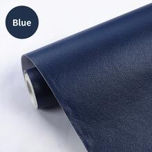 1卷自粘皮革修补贴，即撕即贴，荔枝纹理，宽17.7英寸/11.8英寸/9.84英寸，自粘防水可移除修补贴纸，DIY乙烯基贴纸，适用于沙发、椅子、家具、皮革床翻新、橱柜、汽车座椅、手提包皮革修补和装饰 - 黑色/深棕色/米白色/米色/橙色 - 荔枝紋 - 查看 77