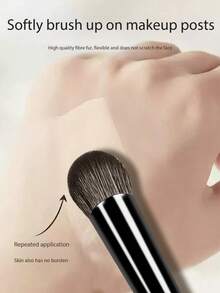 1支斜角粉底刷，刷毛倾斜，弧形面积大，可高效上妆和修容 - 彩色 - 查看 6