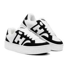 Women's Adult Casual Sneakers - Mega  - Black And White - 黑白 H - 查看 1