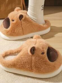 卡通水豚男女通用秋冬室内拖鞋，加厚绒毛保暖舒适情侣家居拖鞋。冬季必备，室内外皆宜。中性风格，情侣款设计。适合日常居家穿着、户外散步、倒垃圾、聚会等场合。非常适合学生、朋友、闺蜜和家人分享。（颜色、款式、图案和配件随机发货），母亲节礼物、卧室装饰、花园装饰、厨房装饰、夏季、海滩、旅行必备、房间装饰、软萌、毕业季、鞋架、收纳神器、户外、花园、旅行必备、便携、海滩必备、毕业季、毕业典礼、毕业典礼、毕业礼物、毕业礼物、毕业礼物、毕业礼物、祝贺毕业、祝贺毕业、优秀毕业生、毕业典礼、毕业派对 - A - 查看 2