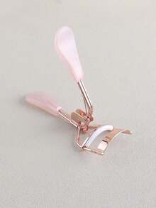 Eyelash Curler With Sparkle Rhinestone Glitter Handle Gentle Curling Effect Comes With Replacement Pads Ideal For Daily Makeup Work Party Travel Use Perfect For Makeup Beginners Office Ladies Beauty Enthusiasts As A Practical Beauty Tool Limited One Per Order - 粉色 - 查看 12