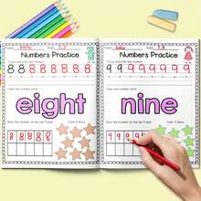 Numbers Practice Workbook – Number Tracing And Writing With Counting Activities, Number Order Exercises And Simple Math Tasks, Clear Practice Pages, Builds Number Recognition, Hand Control And Early Math Confidence - Numbers Workbook - View 2