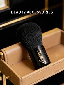 Yves 3D Curved Blush Brush, Suitable For Daily Use - Black - View 10