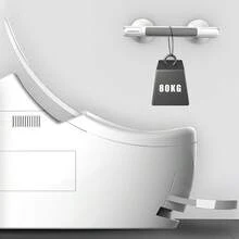 Safety Support Hand Rail Handle Bar Grip Grab Suction Bath Bathroom Shower - White - View 5