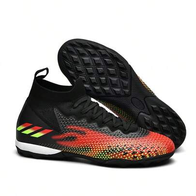 Men's Football Anti-Slip Outdoor Professional Training Shoes, Neutral Artificial Turf Football Shoes, Lightweight Breathable Sports Training Shoes