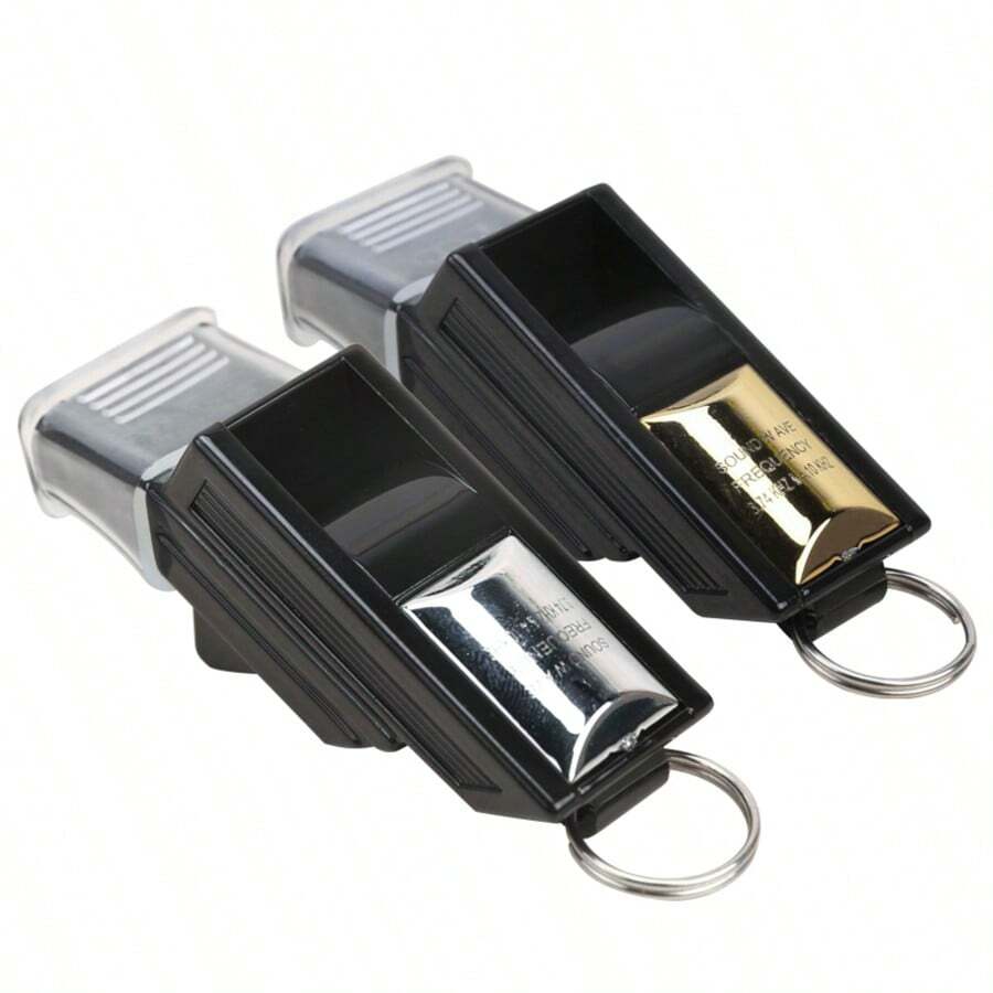 Referee Whistle Set, Outdoor Sports Whistle, High-Pitch Whistle Suitable For Basketball, Football Matches, Loud Sound - Multicolor - View 1