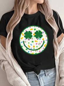 Women Outdoor Tees & Tanks - Black - View 1