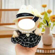 [Clothes Only] New Hot-Selling 17CM Doll Outfit - Interchangeable Sunhat & Dress Set For LABUBU Doll Generations 1/2/3 (Doll Not Included) - Multicolor - View 6