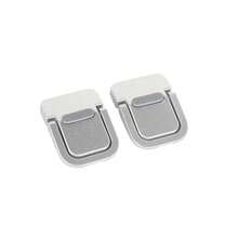 Soporte plegable para ordenador portátil, soporte antideslizante para Notebook Pro, pies de refrigeración invisibles ajustables, 2 uds. 2CZV - Negro SD - Ver 10