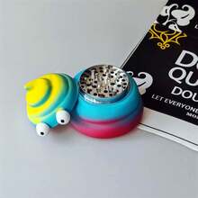 1件装，创意便便造型塑料金属研磨机，便便造型塑料锌合金手动烟草研磨器，金属烟草研磨器，适用于研磨香烟 - 节日礼物！情人节礼物 - 彩色 - 查看 7