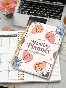 A5 Premier 2026-2027 Monthly Planner & Organizer With Highlan Cow Cover, 5.5x8.3" 24 Months, 2026 Calendar, Office Supplies Back To School Perfect Gifts - Multicolor - View 5