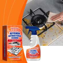 JUE FISH 120ml Heavy Duty Kitchen Degreaser Spray, Fast-Acting Foaming Cleaner For Stove, Oven & Grease, Removes Burnt-On Grime & Stains, Under 3 Mins Deep Clean For Cookware & Pans,Gifts For Men And Women Suitable For Christmas, Valentine's Day, New Year's Day, Birthdays, Weddings, And Parties,Kitchen,Bathroom,Home,Room,Quick Ship Items,Free Shipping - Nước cam (dạng xịt tẩy rửa) - Xem 3