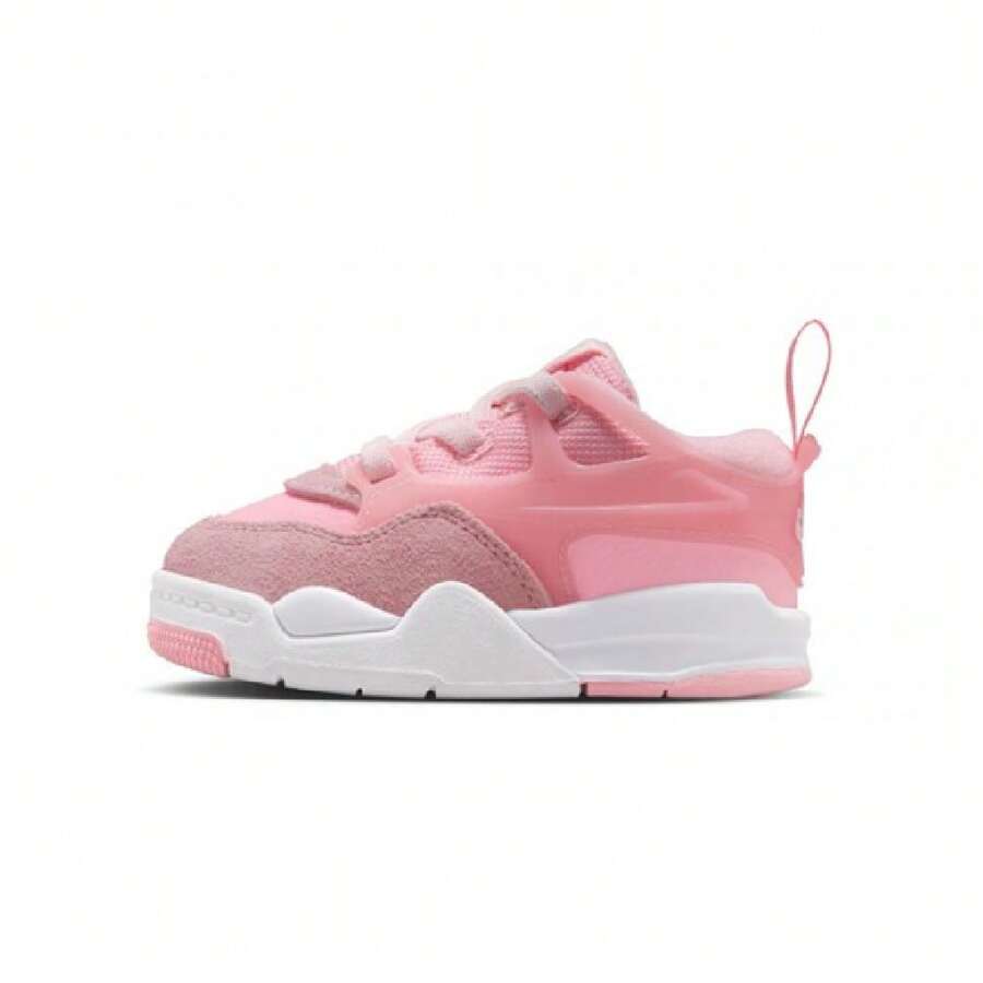 Toddler's Jordan 4 RM Med Soft Pink/Pearl Pink-White (FQ7937 614) - Hồng - Xem 1