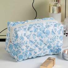 1件個性化客製刺繡花卉化妝包 粉色輕便盥洗包 大容量化妝收納袋 多功能收納包 送給女友、家人、同學、姊妹的商務出差度假禮物 新娘伴娘求婚禮物 - 彩色 - 查看 23