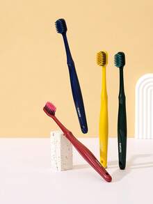 4pcs Sakura Flower Toothbrush Set, Chinese Style Gift Box With Protective Case, Soft Bristle Toothbrush For Travel, Valentine's Day - Multicolor - View 10