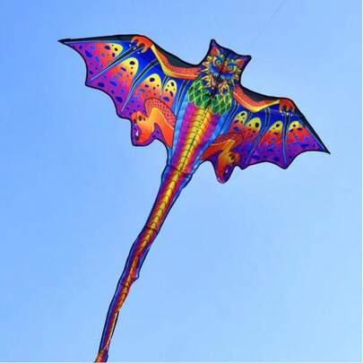 Pterosaur Kite Dinosaur Kite Animal Kite Stereo Kite Multicolor Color Kite For Outdoor Beach Park Games And Entertainment