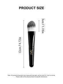 YSL Cọ trang điểm, cọ mỹ phẩm, cọ đen, cọ chuyên nghiệp - màu đen - Xem 7
