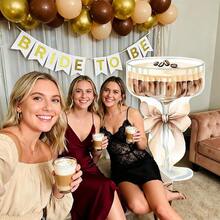 4ft Large Espresso Martini Bow Cardboard A Tini Bit Older Birthday Cutout Stand Martini Coffee Backdrop Decorations For Bar Women Bachelorette Bridal Shower Party Decor - 濃縮咖啡 - 查看 8