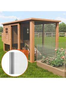Hardware Cloth, 1/2 Inch 24in X 25 Ft 19 Gauge, Hot Dipped Galvanized Wire Mesh Roll, Chicken Wire Fencing, Wire Mesh For Rabbit Cages, Garden, Small Rodents - Silver - View 9