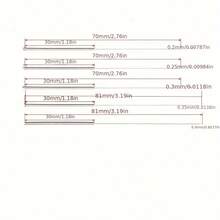 一套不锈钢钻头和清洁针 - 用于清洁挡风玻璃雨刮器、3D打印机喷嘴、燃气灶通风口、淋浴喷头喷嘴的工具套装 - 經典款 - 查看 6