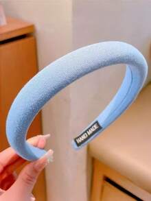 6 Stücke frische Schwamm Stirnbänder für Frauen, breite Stirnband Accessoires, vielseitig für Outdoor, Sommer - Verschiedenfarbig - Übersicht 6