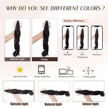 Kẹp tóc hình quả chuối chấm bi và tóc đuôi ngựa xoăn gợn sóng, thích hợp để sử dụng hàng ngày. - Dark Brown - Xem 5