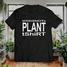 This Is Not A Plant TShirt Plant Shirt for fans of Punk and Harore - Negro-2 - Ver 1
