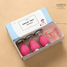 Fangze Gourd Makeup Sponge, Water-Friendly Non-Latex Foam Dry & Wet Powder Puff Makeup Tool - Multicolor - View 10