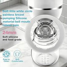 Hands Free Wearable Breast Pump, Portable Electric Breastfeeding Pump With Rechargeable Battery, Adjustable Suction & Massage Mode For Nursing Moms - Multicolor - View 6