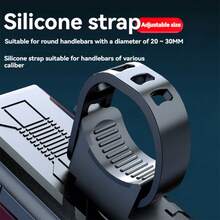 KENSUN 1pc Powerful Bicycle Light, USB Rechargeable Bike Front Light With Clip, Dual-Use Waterproof Cycling Flashlight For Night Riding - Black - View 4