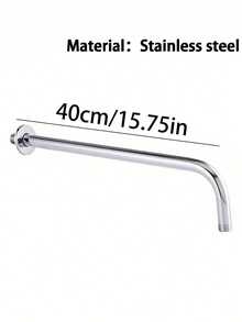 One High-Pressure 4-Inch Round Shower Head With A Stylish Square Overhead Design. This Durable, High-Pressure Wall-Mounted Shower Head Is Made Of Thickened ABS Material, Enhancing The Showering Experience. - Silver Round - View 15