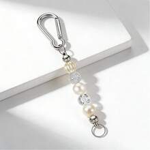 6pcs Metal Beaded Keychain Blanks, DIY Beaded Keychain Pendant Making Kit, Suitable For Beaded Pendant DIY Crafts, Jewelry Making Materials, Beaded Keychain Accessories - Gourd Beaded Buckle - View 6