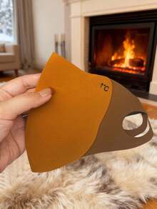 新款美瑞冬季可水洗透气3D立体塑形眼罩，男女通用，自行车防风保暖面罩，秋冬季，面部轮廓贴合可水洗护眼罩 - 彩色 - 查看 10