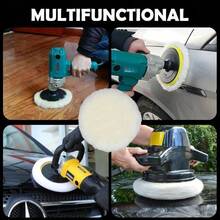 4pcs 5-Inch Polishing Pads With Hook And Loop Backing, Suitable For Orbital Polishing Machines, Buffing Synthetic Polishing Wheels - 4 Pack - View 7