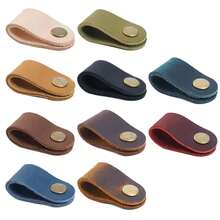 Enrollador de cables de cuero de dibujos animados, organizador de cables, enrollador, línea de datos de amarre APRL - Ver 5