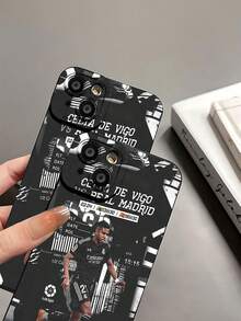 Póster del partido de fútbol del . Esta elegante funda es compatible con los modelos  17, 16, 15, 14 Pro Max, 13, 12, 11, XR y XS Plus. Fabricada en silicona TPU, ofrece protección contra golpes y caídas, además de una sensación superior. Es un regalo ideal para familiares, amigos y seres queridos, y una opción perfecta para San Valentín.fundas para ,fundas,accesorios para celular,fundas para celular,fundas para  13,funda  13,funda  16,funda  17 pro max,funda  15,fundas para  16,fundas  11,fundas ,Copa del Mundo - Negro - Ver 8