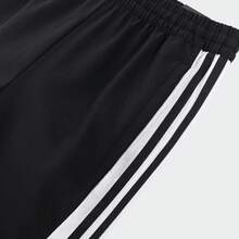 Adidas Women's Casual Sports Pants, Knitted Drawstring Ankle Pants, Spring/Autumn - Black - View 5