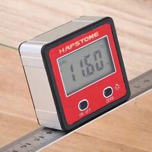 Horizontal Angle Meter Digital Inclinometer Electronic Level Box Magnetic Base Measuring Tools Red - Instrumento de medición - Ver 7