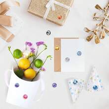 500pcs Colorful Disco Ball Graffiti Stickers, 1 Inch Round, 10 Patterns, Retro Atmosphere Party Decorations, Office Stationery, Water Bottle, Laptop, Phone DIY Decor, PVC Waterproof Stickers Scrapbook Supplies Funny Stickers Kindle - 500 Colorful Disco Ball Stickers - View 5