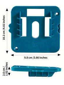 10pcs/5pcs/1pc Wall-Mounted Battery Holder, Battery Storage Rack. Practical Tool, Tool Accessory. Household Essential. Suitable For Makita Battery Compartment (Screws Included, Batteries Not Included) - Multicolor - View 4
