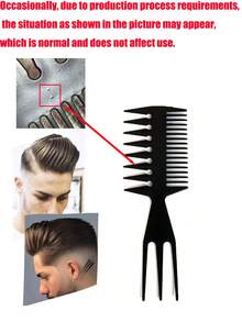 2 piezas Cepillo de pelo de textura esponjosa (color aleatorio), adecuado para salón y peinado en casa, se puede usar para cabello seco y húmedo, herramienta de peinado para hombres, levanta efectivamente las raíces, controla el flequillo y los rizos, agarre firme, elevación de raíz 3D, integración sin costuras - Multicolor - Ver 10