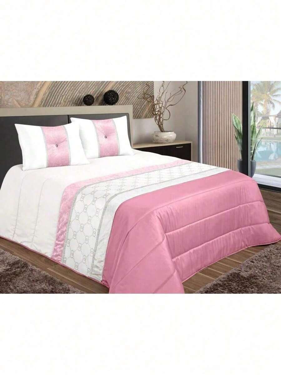 Comforter Sets - Baby Pink - View 1