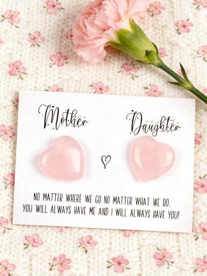 15 ชิ้น การ์ดกอดแม่และลูกสาว, ชุดของขวัญเชื่อมความสัมพันธ์ระยะไกลอะคริลิกรูปหัวใจ, รวมการ์ดกอด, เหมาะสำหรับวันเกิด, วันแม่ และโอกาสพิเศษอื่นๆ, ของที่ระลึกทางอารมณ์, วัสดุคุณภาพสูง, ดีไซน์รูปหัวใจ, ของที่ระลึกที่สง่างาม