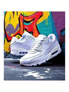 90 Men's Comfortable Casual Sports Shoes - 白色 - 查看 7