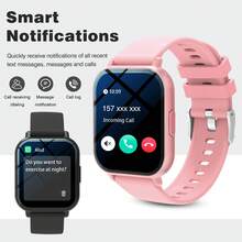 Reloj inteligente multifuncional unisex - Pantalla HD de 1.5", llamadas inalámbricas, control de cámara, ajuste de música, seguimiento de actividad física, fondo de pantalla personalizable | Compatible con teléfonos Android, alertas de llamadas y mensajes - Multicolor - Ver 5